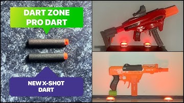 Do The New X-Shot Darts Work With Dart Zone Pro Blasters?  The Darts Look A Lot Alike!  #dartzone