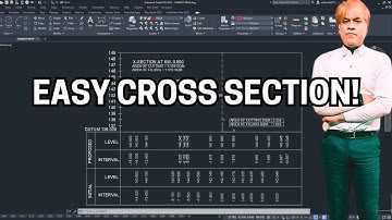 How to Create Cross Sections of canal darins etc. in AutoCAD Quickly & Easily - Part 1