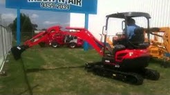 Excavator Hire - Kubota U17 Range of Movement Demonstration from City Hire Brisbane