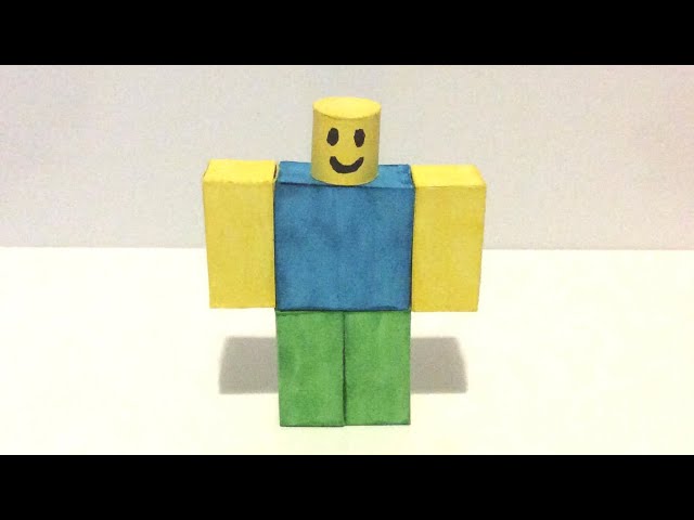 How to Make Paper Roblox Noob 