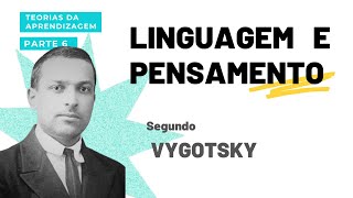 LINGUAGEM E PENSAMENTO SEGUNDO VYGOTSKY -  Interpsíquico  Intrapsíquico | Pré-Verbal e Egocêntrica