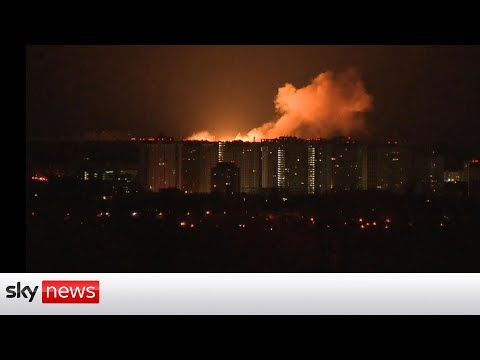 BREAKING: Explosion and air raids heard in Kyiv
