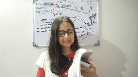 CLASS VII ENGLISH 01-07–2021 by Ms. Shweta Shukla