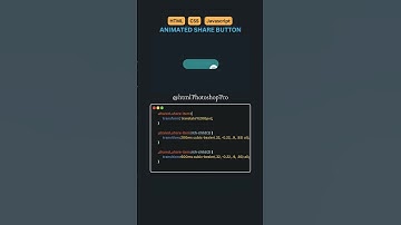 Animated share button Using HTML CSS Javascript #html_css #shorts #viral #shortsviral