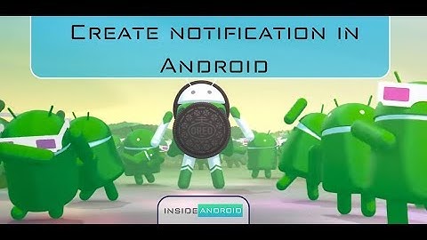 Part 1 Creating a Notification in Android using Android Studio|Android Studio Tutorial