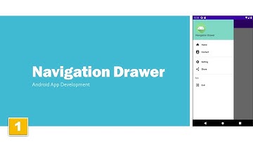 Android Navigation Drawer | Part 1 |  Java | Android Development  Bangla Tutorial