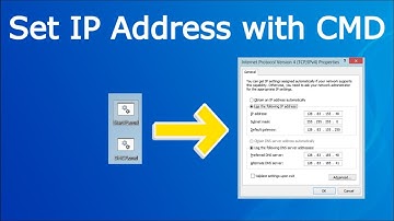 Đặt địa chỉ IP tĩnh và IP Động DHCP cho máy tính chỉ với CMD