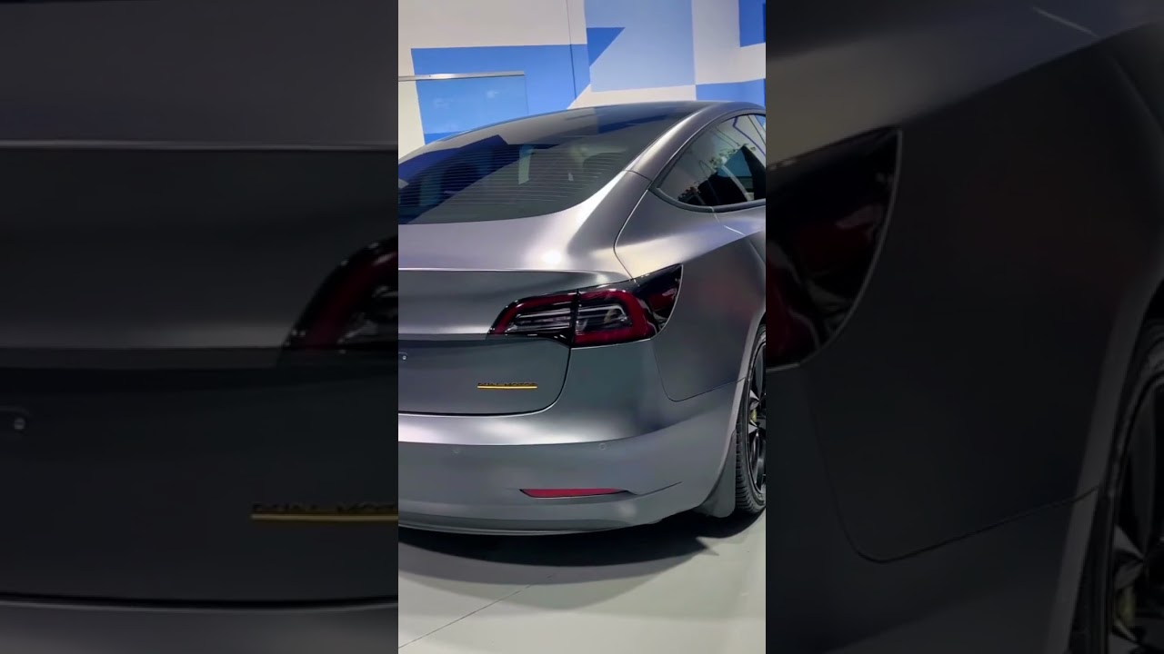 🔥🚗 Unbelievable Tesla Dual Motor Makeover! 😱 Matte PPF Magic ✨💯