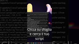 Come convertire il tuo file python in esecutibile