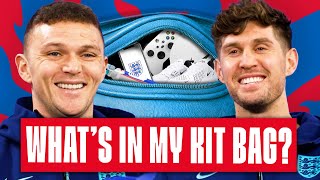 'I’m The GOAT At TwoTouch'  | Trippier & Stones Reveal Their Kit Bag Essentials | Kit Bag