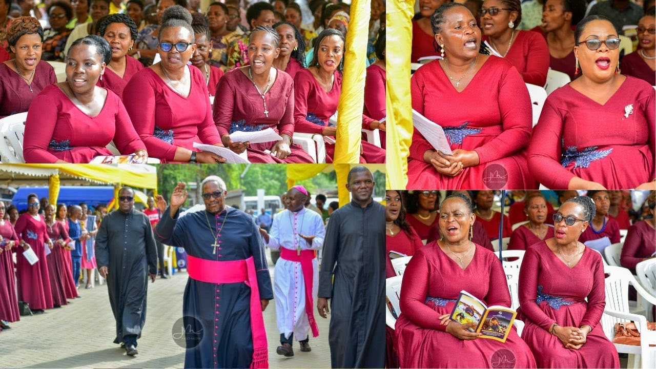 Waamini Wote Simameni | Shirikisho la Kwaya Jimbo Kuu la DSM | Misa ya Mavuno DSM 2022