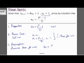 Proof by Induction - Recurrence relations (3) FP1 Edexcel Maths A-Level