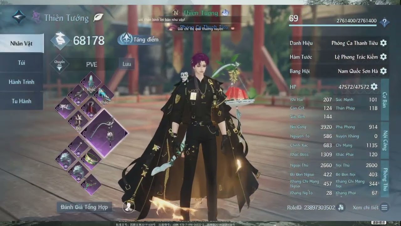 Nghịch Thuỷ Hàn VNG: DPS Cửu Linh 128k Full build 13/01. Numina Dps 128k 13.01