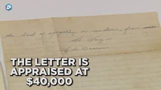 Letter from Bonnie and Clyde to ex-gang member to be auctioned