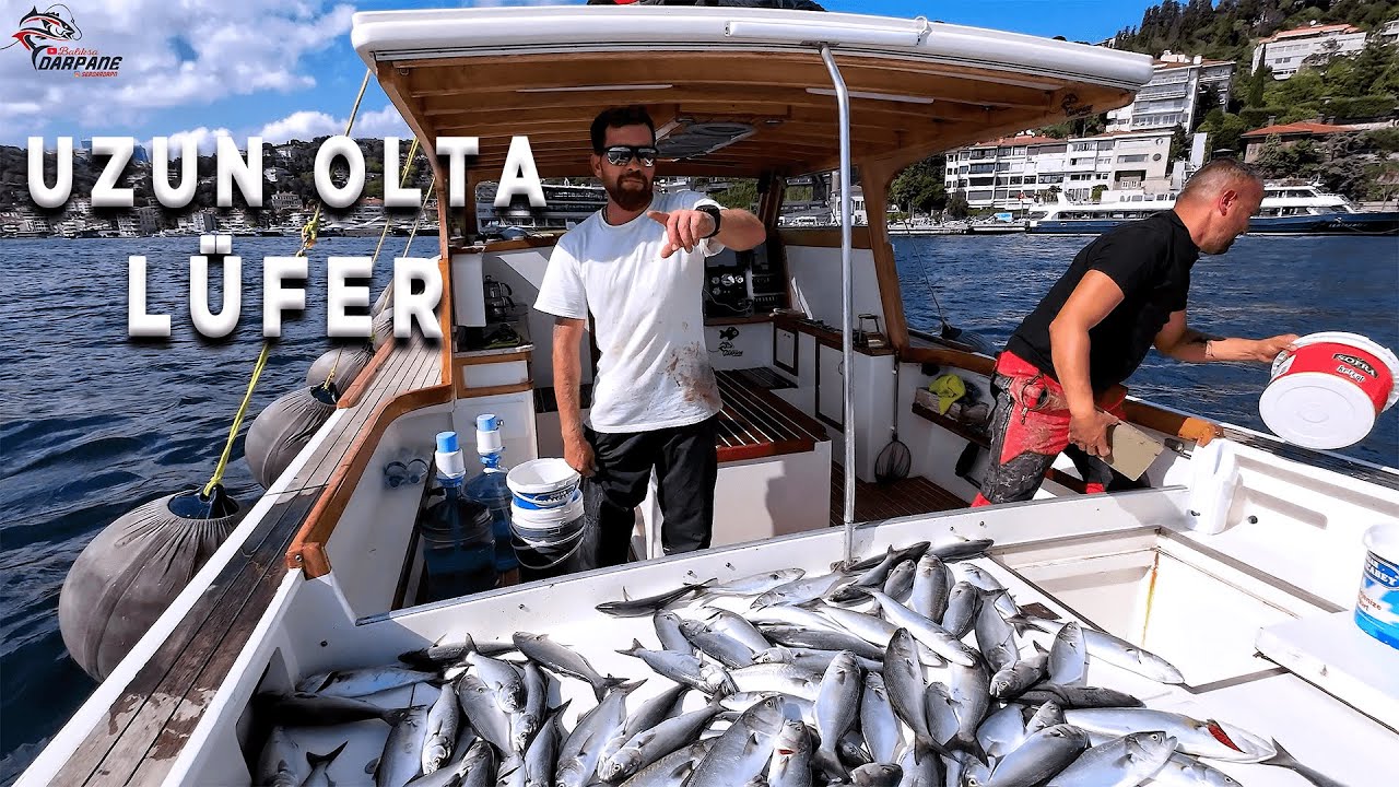 ÇANAKKALE'DEN İSTANBUL' A LÜFERE !!!! Tekne Lüfer Doldu