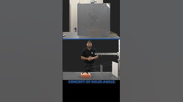 SOLID ANGLE #physics #education #physicsexperiment #experiment #experimentscience #solidangle #iit