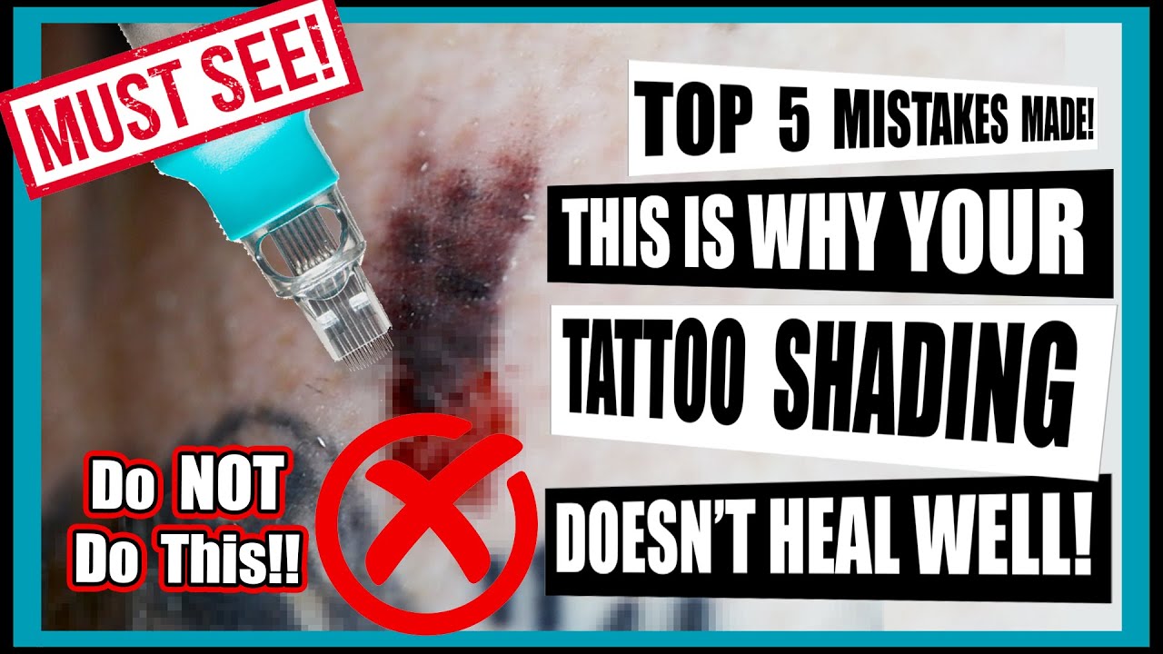 Tattoo Shading Tips For Beginners! How Technique Effects Tattoo Healing ...