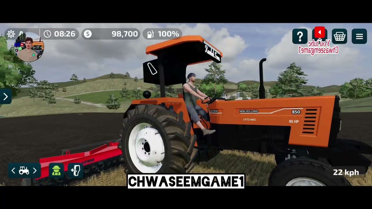 FS23 | Full Pakistan Tractor Gameplay 🇵🇰 | New Holland 850, MF 385 & Ghazi 480