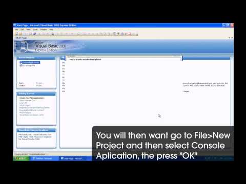 Get the Console to write "Hello World" in VB.net (in HD)