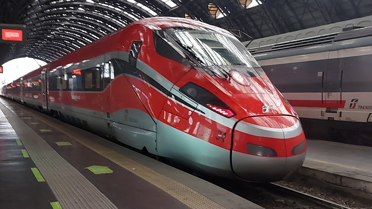 A bordo frecciarossa 1000 da Milano C.le a Reggio Emilia Av Mediopadana in standard