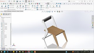 ✅Solidworks Modern chair design | Solidworks Tutorial
