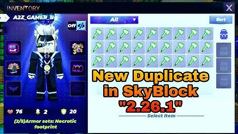 New Duplicate Glitch in the Skyblock(2.26.1) Blockman Go [2.26.1] #blockmango  #blockmangomods