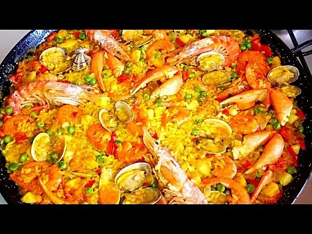 Paella de Marisco mi receta económica(A mi manera) - YouTube