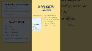🔥Find ∫sin⁵(x)cos²(x)dx with me 💪🤓