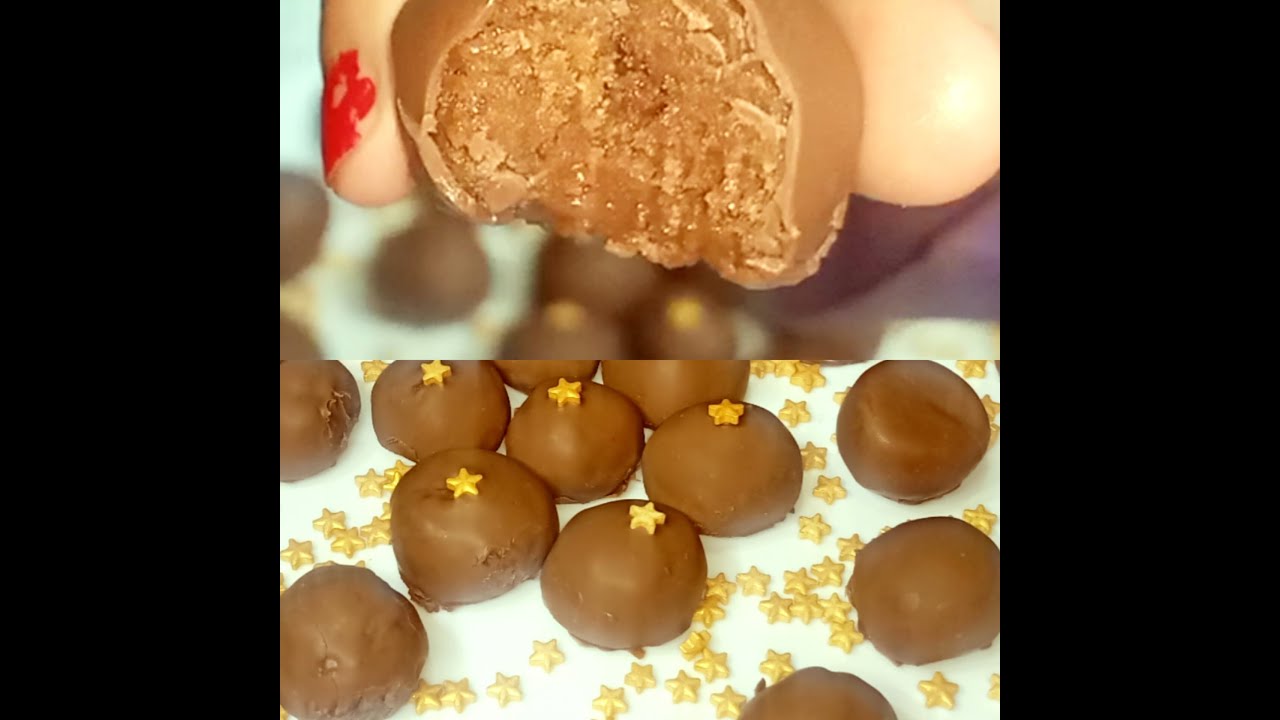 كرات الكاستيلا 🍫ب 4مكونات فقط ‼️‼️طريقه  سهله وبسيطه 🍫شغل فاخر من الاخر😍