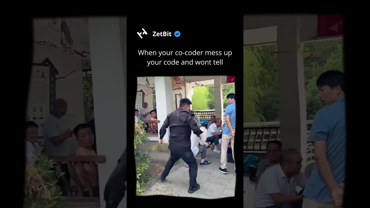 When your co coder mess up your code and wont tell #programmer #codinglife #coding