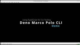 Deno Marco Polo CLIs for TypeScript screenshot 4
