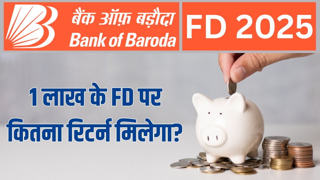 BOB FD 2025 | Bank of Baroda Fixed Deposit 2025 | BOB FD Interest Rate ...