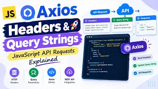 Axios Headers & Query Strings 🚀 | JavaScript API Requests Explained #web development #javascript 