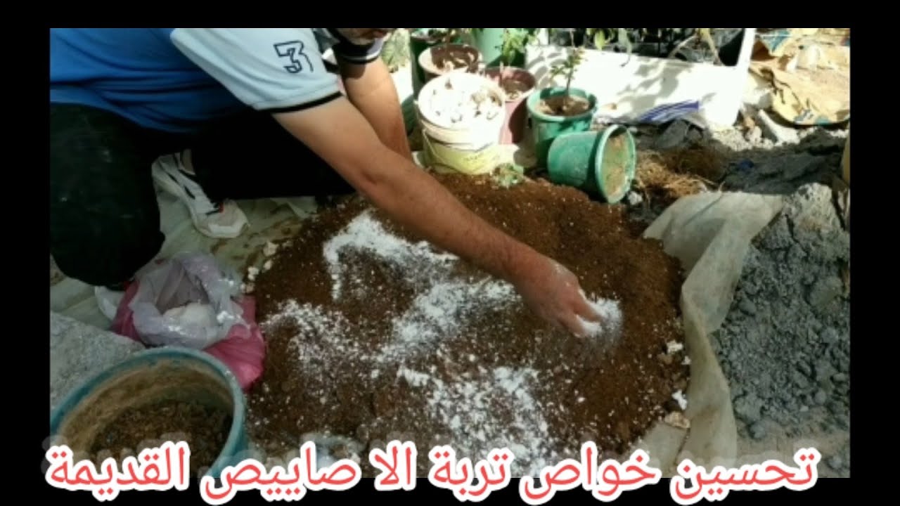 إعادة تدوير التربة الزراعية في الاصاييص،وتحسين خواصها.