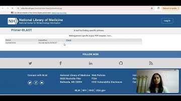 Primer designing using NCBI | Primer BLAST