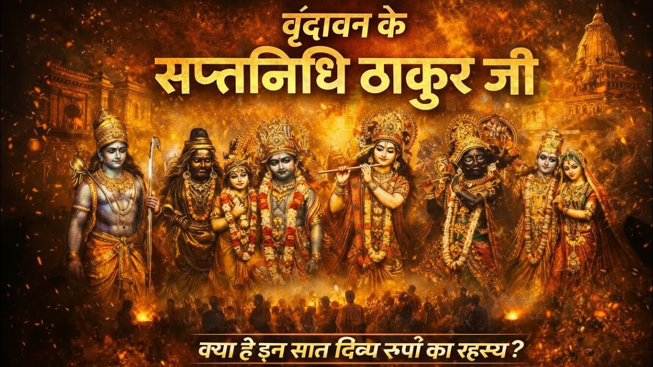 वृंदावन के सप्तनिधि ठाकुर जी | बांके बिहारी जी का रहस्य | Vrindavan Secrets