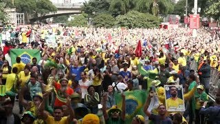 Brazil needs stoppage time goals to defeat Costa Rica, 2-0, at World Cup