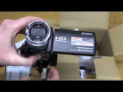 Sony HDR-CX570 Camcorder Unboxing and Overview