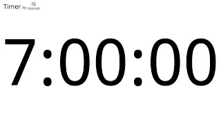 7 Hour Countup Timer