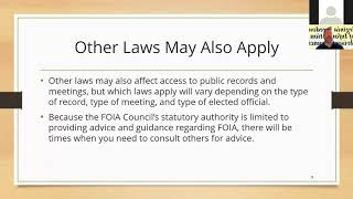 FOIA Training