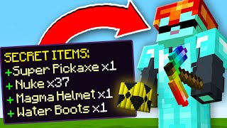 Minecraft Manhunt, But BLOCKS Trade SECRET ITEMS