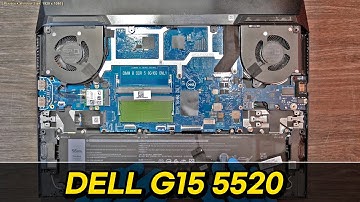 Dell G15 5520 Gaming Laptop Disassembly - RAM, SSD, Battery, Motherboard Upgrade