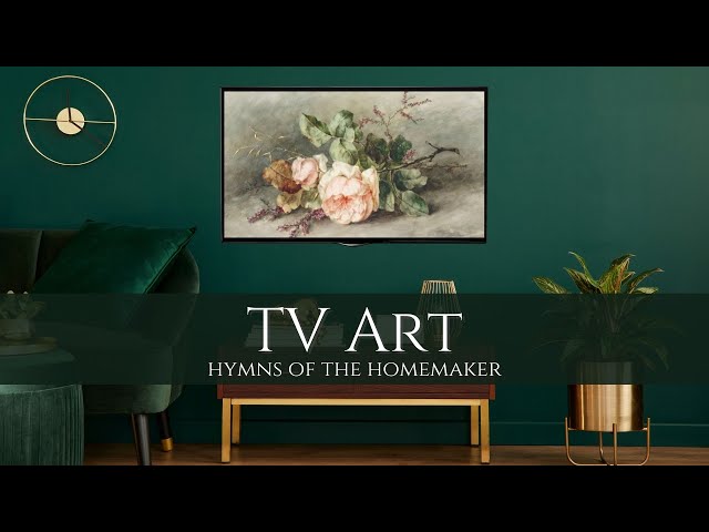 TV Art: 4K Floral Paintings with Classical Music by Debussy | 4 Hours of Background Art & Music class=