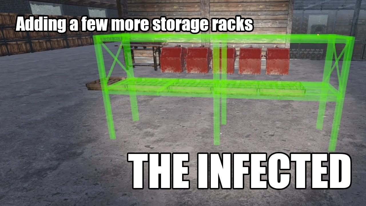 The Infected S3E91 - Adding more storage racks - YouTube