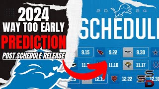 Detroit Lions Schedule 2024 RELEASE: Way Too Early Prediction!