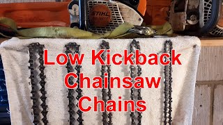 What is a Low Kickback Chainsaw Chain?