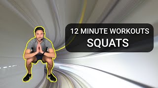 12 MINUTE WORKOUT - Squats (Bodyweight) by Sebi Lim 37 views 3 years ago 13 minutes, 9 seconds