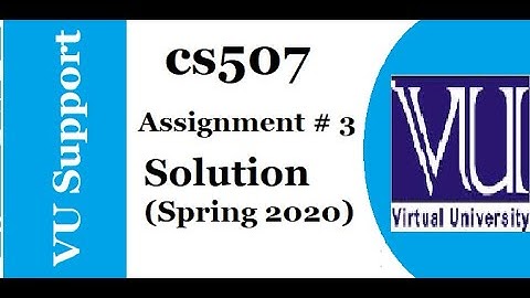 cs507 assignment  3 solution spring 2020.