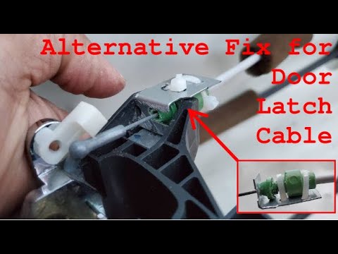 Zip Tie On Passenger Door Handle