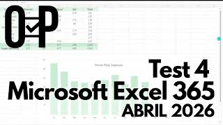 Test 4 ABRIL EXCEL 365 para OPOSICIONES | Resuelve estas 5 preguntas de EXAMEN #age #informatica